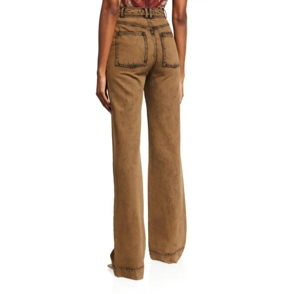 Ulla Johnson Milo High Waist Flare Jeans - Picture 2 of 9